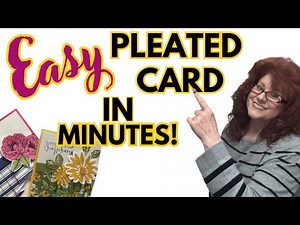 ☀️Pleated Cards with a TWIST! You Can Do This!!