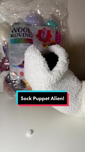 DIY Sock Puppet Alien Tutorial for Space Costume