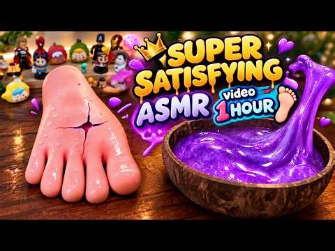 👑 SUPER SATISFYING ASMR video 1 hour 🦶