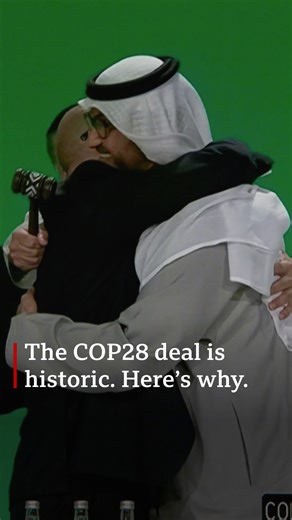 8.3K views · 102 reactions | For the first time in COP history, nearly 200 countries have agreed to "transition away" from fossil fuels. But how impactful will it be – and why has it taken so long? https://bbc.in/46XvCfc | BBC World Service | Facebook