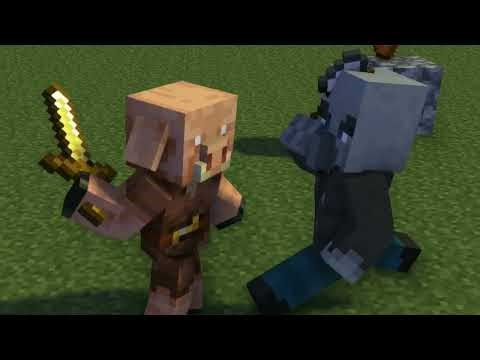 Minecraft animation test mine-imator. #minecraft #animation.