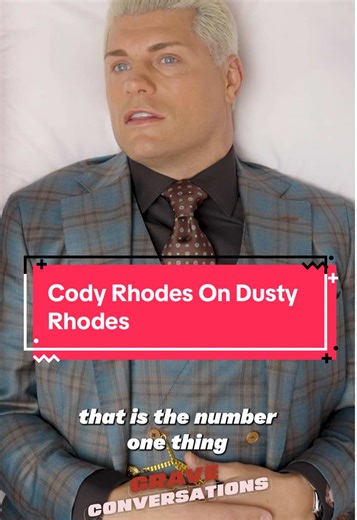 Cody Rhodes talking about the impact his dad, Dusty Rhodes, had on him will have you 🥹 #WWE #codyrhodes #wrestlemania