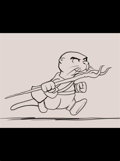 Creating my first Finlin animation, run little Dratsie!