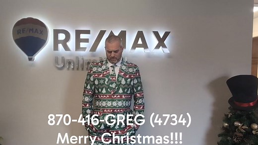 My latest Sleepy Joe impersonation. Merry Christmas everyone! Call 870-416-GREG (4734) for all your real estate needs. Just not today...I won't answer. | Greg Morris