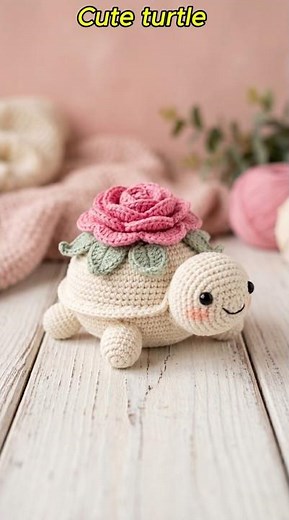 POV: You Crochet the World's Cutest Turtle 🧶