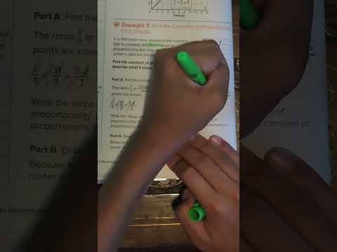 How to find the Constant of Proportionality from Graphs Practice Problem #math
