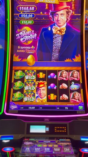 Spin your way to a golden ticket of fortune with the Willy Wonka slot machine at Twin Arrows🍭🍫 | Twin Arrows Casino Resort