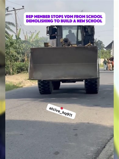 Verydarkman Stopped from School Project in Portharcourt