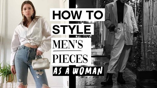 How to style menswear pieces as a woman: menswear-inspired fashion