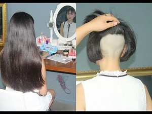 fhaircut-1065 haircut BOB headshave 坊主頭に剃る 剃光头 剪短发 短髪にする perm hair 断发 Rasierten Kopf Tête rasée