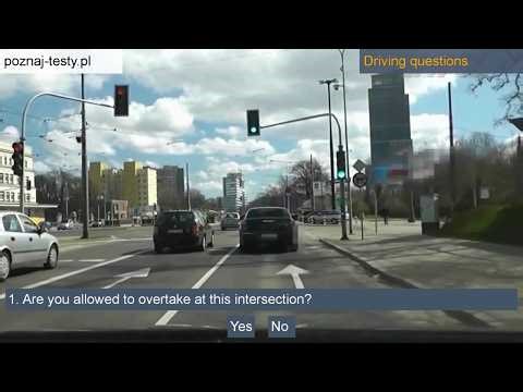 Are you allowed to overtake at this intersection?