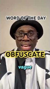 OBFUSCATE - Sound Smarter in 30 Seconds.