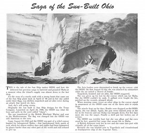 Delaware County's S.S. Ohio Tanker Saves Malta in World War II