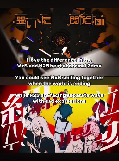 WxS Heat abnormal cover is so good!!! But tbh every Heat abormal cover is peak! The N25 one is also soo good 💗✨ I really loved this April fools song covers my fav has to be the MMJ one tho! Maybe it’s cuz Marshall Maximizer is one of my fav songs 😭❤️‍🩹 Anyways the WxS 2DMV is so detailed and nice! I love it sm 💗💗💗💗💗 #fyp #pjsk #nightcordat25 #wonderlandsxshowtime #heatabnormal