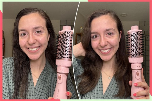 I achieved a 5-minute blowout with this viral blow-dry brush on sneaky-good sale