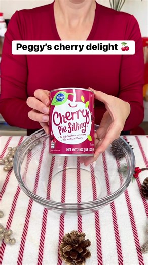 613K views · 3.3K reactions | Easy side dish for Christmas #foodie #recipes #cherry #yum | Liz & Jeff | Facebook