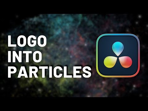 How To Dissolve Logo Into Particles in Davinci Resolve 18 Fusion