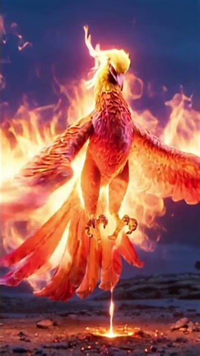 Phoenix Rebirth! Magic Bird on Fire!