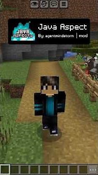 Minecraft PE Looks Like Java?! 😱 | Java Aspects Mod for MCPE / Bedrock #minecraft #mcpeaddons #mcpe