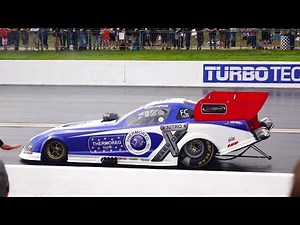 Funny Car Crash at The FIA Main Event - Santa Pod - 28th May 2022