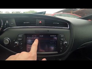 How to Disconnect Smartphone from Radio in Kia Ceed II ( 2012 - 2018 ) - Unpair Smartphone