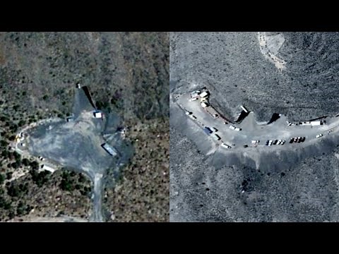 Hidden Underground Area 51 Base Entrances Discovered in Mountains (Google Earth)