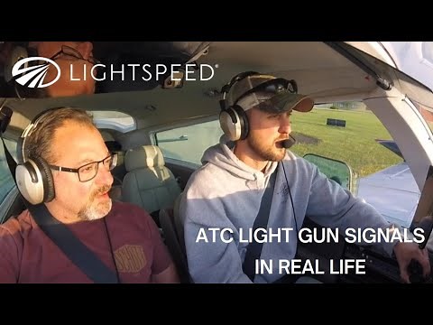 ATC Light Gun Signals in Real Life