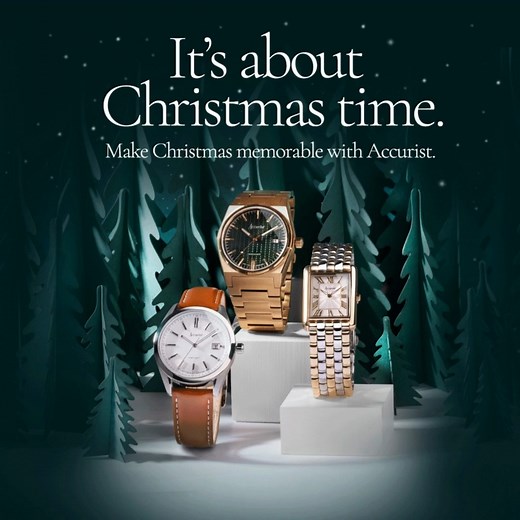 For the one that's always late. Give a gift this Christmas that lasts a lifetime. Shop the Accruist range at the link in bio. | H.Samuel