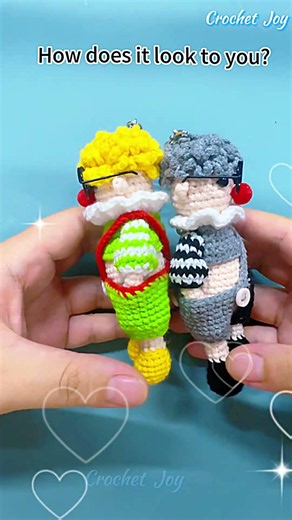 Do you like this clown? #amigurumi #crochet #beginnercrochet