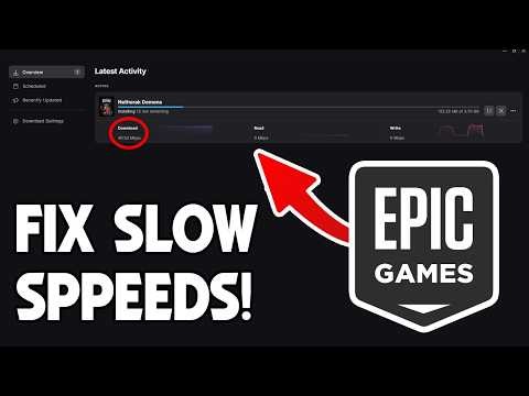 how to Fix Epic Games Slow Download Speed (Easy Fix)
