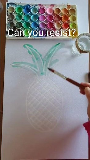 Resist painting with crayon and watercolour is so much fun.