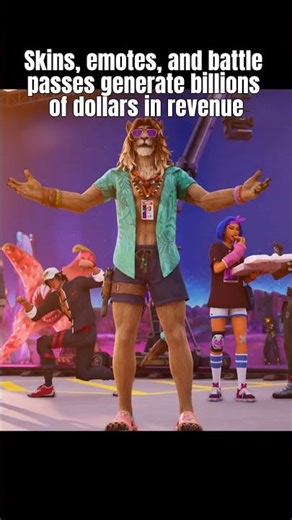 Fortnite Made More Money Selling Skins Than Full Games 💰🎮 #GamingFacts