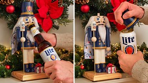 Miller Lite is releasing a limited-edition Beercracker. It looks like a nutcracker, but has two beer openers.