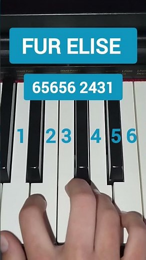 Fur elise (piano tutorial) #piano #pianotutorial #music #pianomusic #subscribe