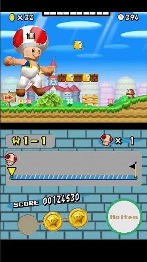 New Super TOAD Bros 🍄 #supermario #mario #retrogames #nintendo #nintendodsgames