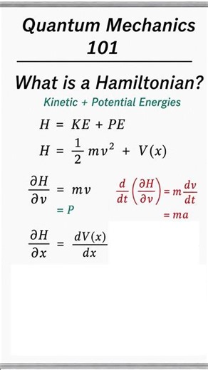 What is a Hamiltonian?