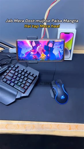 🎮 “Jab Dost Paise Mangta Hai, Tab Gamer Ka Haal 😅🔥” ✨ Trending Hashtags: #GamingLife #ProSetup #MobileGaming #TechVibes #NextLevelGaming #DesiGamers #ViralReels #GamerMood #SetupGoals #InstaTrending# | Ix-local boy