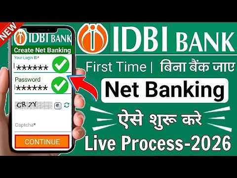 idbi bank net banking registration 2026 || idbi internet banking || how to register idbi net banking