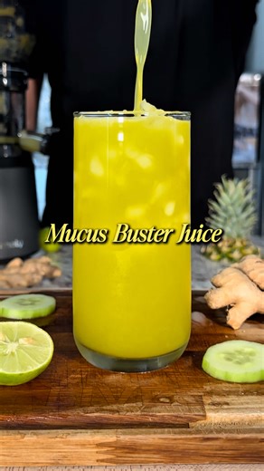 Mucus Buster Juice Recipe for Natural Relief