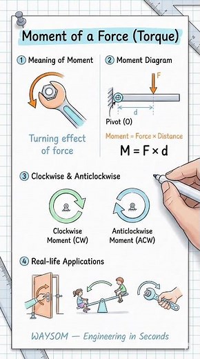 Moment of a Force (Torque) | Engineering Mechanics Explained Simply