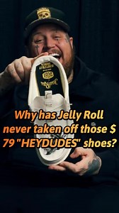 2.3K views · 40 reactions | Why has Jelly Roll never taken off those $79 HEYDUDES shoes No one re... | Celeb Digest | Facebook