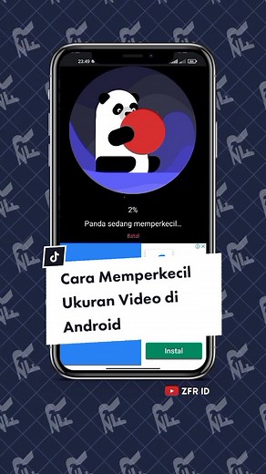 Cara Memperkecil Ukuran Video di Android dengan Panda