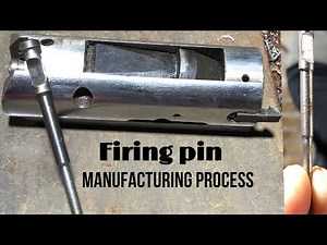 Amazing manufacturing process of making firing pin bylathe machine expert ! How to make firing pin
