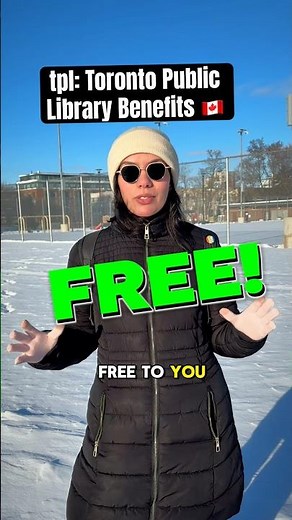 Toronto Library Card = FREE everything!! #tpl #youtubeshorts #freebooks #torontolife