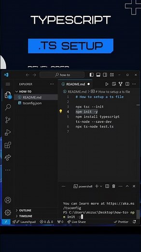 WHY Your TypeScript Setup MUST Start With These Terminal Commands