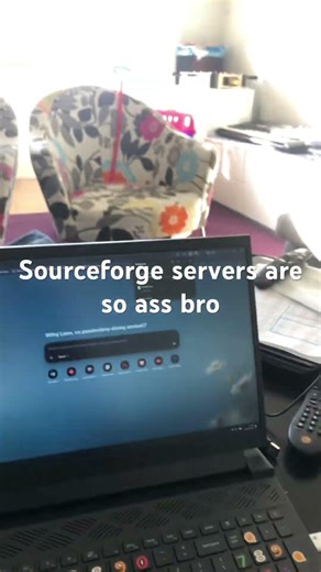 Sourceforge servers be like