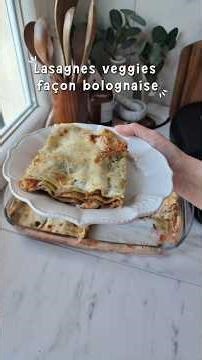 The best VEGGIE lasagna of your life 💕 Details in description 😍 #trending #recipe #easyrecipe