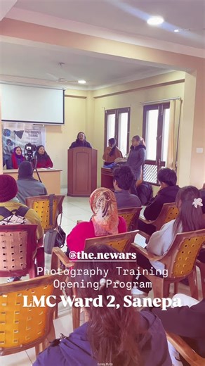 Glimpse of Opening Program of Photography Training at LMC Ward 2 #photography #training #thenewars