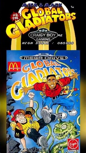 This McDonald's Game Is Actually GOOD?! | Global Gladiators SEGA Mega Drive Gameplay #retrogaming