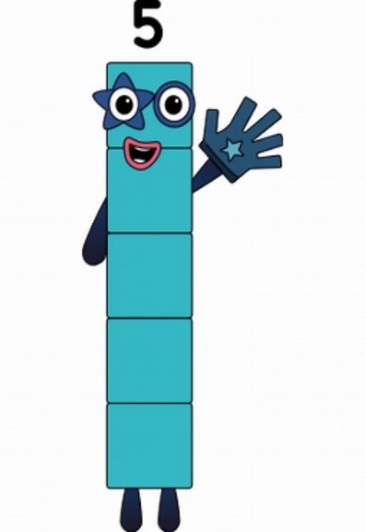 NumberBlock 5 #numberblocks #kidstiktok #fyi #numberblocksfunny #kidslearningvideos #numbers #number #kidsoftiktok #numberfive #numberblock